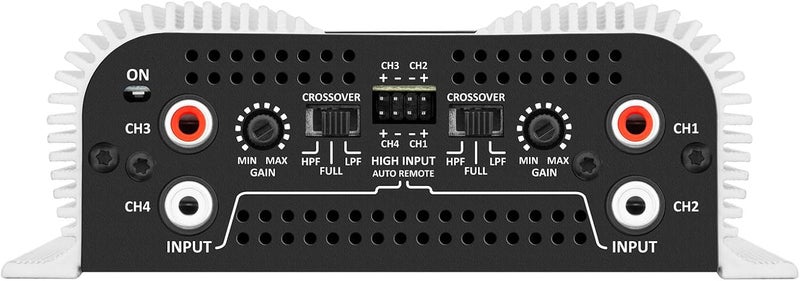 Taramp's DS 440x4 2 Ohms Multichannel Amplifier 440 Watts Rms 110x4 Watts Full Range Crossover Fixed Rca/High Level Input 4 Channels Car Audio, Class D - Image 4